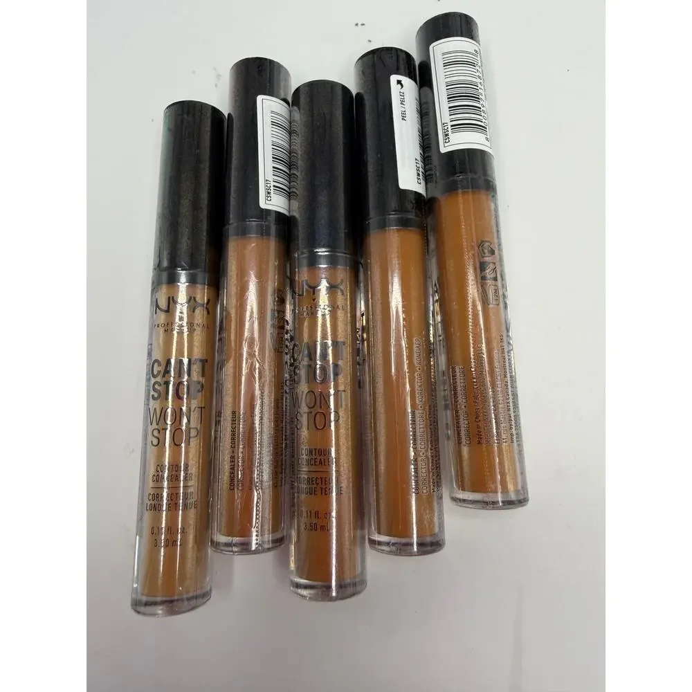 NYX Can't Stop Won't Stop Contour Concealer Lot 5 Cappuccino Golden 0.11oz